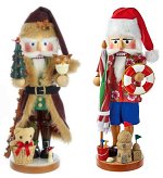 First 2 Santa Nutcrackers<br>American Santa Series